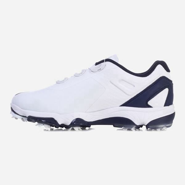 Fila M Men's Golf Shoes - White/Navy,NZ 561-9123